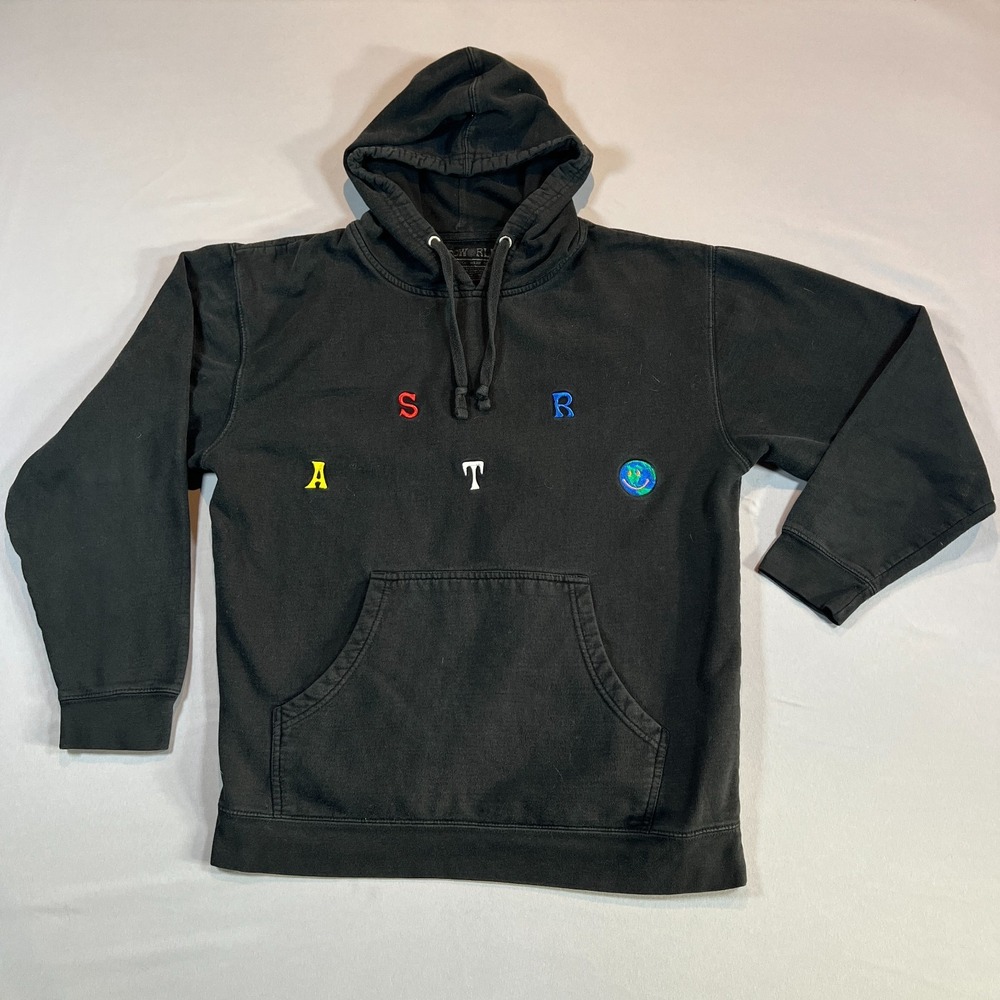 Independent Trading Company Travis Scott Astroworld Scattered Hoodie Men L Black